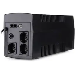 Пристрій безперебійного живлення Vinga LED 1200VA plastic case with USB (VPE-1200PU) - мініатюра 4