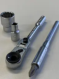 Магнітний бітотримач TOPTUL 1/4" L 100 мм (сп. з CHEV0811) FTDF0810 - мініатюра 5