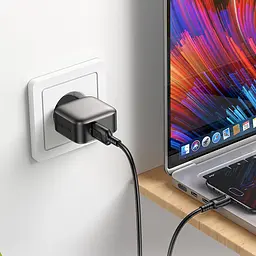 МЗП Borofone BAS52A Absolute QC3.0 18W (1USB-A) + кабель USB to MicroUSB Black - мініатюра 6