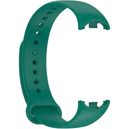 Ремінець для фітнес-браслету Xiaomi Smart Band 8 / 9 / 10 Soft Touch Dark Green [84631] - мініатюра 2