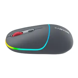 Мишка Canyon MW-22 Dual Band RGB Wireless Dark Grey (CNS-CMSW22DG) - мініатюра 4
