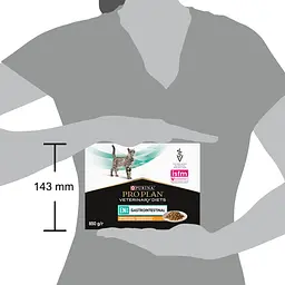 Уцінка. Вологий корм для кошенят та дорослих котів Purina Pro Plan Veterinary Diets EN Gastrointestinal з куркою 850 г (10 шт. x 85 г) (12331738)  - мініатюра 4