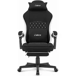 Крісло Cabro C503 Black-White (тканина) - мініатюра 2