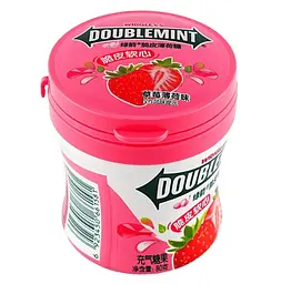 Драже Wrigley's Doublemint Strawberry Chewy Mint Candy 80г - мініатюра 2
