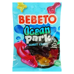 Жувальні цукерки Bebeto Океанічний парк 80 г