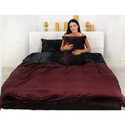 Постільна білизна MirSon Велюр Winter Frost 28-0007 + 28-0002 Poinsettia Velvet 175х210 (2200004007434) - мініатюра 2