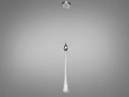 Стельова люстра LED Diasha 3003/1HR, 3W, хром, сучасний стиль для коридору, вітальні, спальні, кухні
