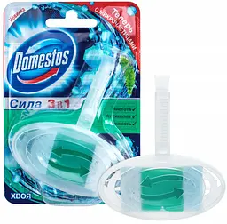 Туалетний блок для унітаза Domestos Сила 3в1 Хвоя, 40 г - мініатюра 3