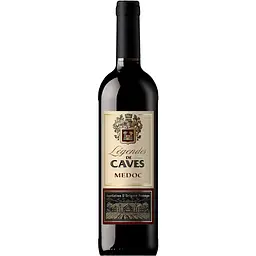 Вино Legendes de Caves Medoc Rouge AOC червоне сухе 0.75 л