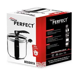 Скороварка Home Perfect 9 л з нержавіючої сталі - мініатюра 2