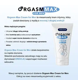 Крем для посилення ерекції Orgasm Max Cream For Men 50 мл - мініатюра 3