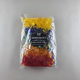 Шпажки пластикові для канапе "Метелик-Кленовий лист", 8 см, різнокольорові, 1000 шт, для закусок, десертів і фуршетної подачі - мініатюра 2