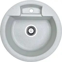 Кухонна мийка Adamant FINE світло-сіра d 470x190 мм, без крила d 47