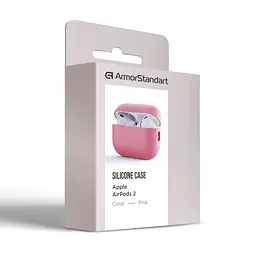 Силіконовий чохол для навушників Apple AirPods Pro 2 2022, Silicone Case, рожевий, захисний чохол, ультратонкий і легкий, захист від подряпин, пилу та ударів, м"який силікон, ArmorStandart (ARM64534) - мініатюра 3