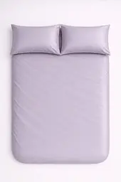 Комплект наволочок Ecotton 70х70 см із сатину 2 шт (арт. 14-3805 Iris) світло-бузковий (24744)