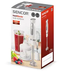 Занурювальний блендер Sencor SHB 4378WH (6743709) - мініатюра 2