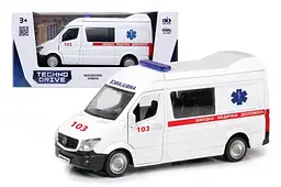 Іграшкова машинка Швидка допомога мікроавтобус Mercedes-Benz Sprinter TechnoDrive 250344U