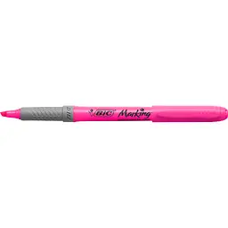 Маркер Bic текстовиділювач Grip, рожевий (bc811934) - мініатюра 2