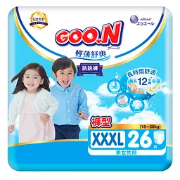 Трусики-підгузки Goo.N Slim & Comfortable Розмір 7(XXXL) (18-30 кг) 26 шт.