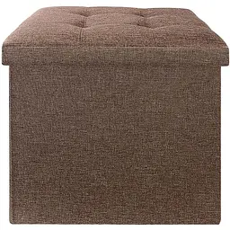 Пуф для зберігання МВМ My Home 380х380х380 мм коричневий (TH-03 BROWN)