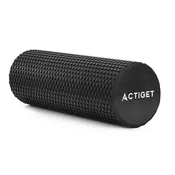 Масажний ролик Actiget PEVA 45 x 15 см (валик, роллер) ACT0102 Black