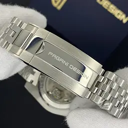 Наручний годинник чоловічий PD-1662 Silver-Black Pagani Design acs0031142 - мініатюра 8