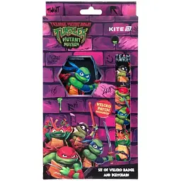 Бейдж Kite набір на липучці та підвіска TMNT Mutant Mayhem (NT25-3010)
