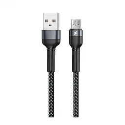 Дата Кабель для заряджання REMAX Jany RC-124m USB 2.0 — micro USB 2.4A Чорний (1м)