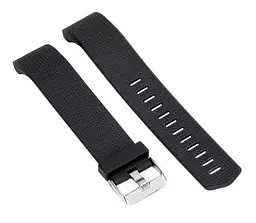 Силіконовий ремінець Primolux для фітнес браслета Fitbit Charge 2 Black S - мініатюра 4