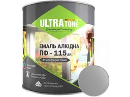 Емаль алкідна ПФ-115 ULTRA TONE сірий 0.9кг