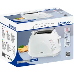 Тостер Bomann TA 246 CB white - мініатюра 2