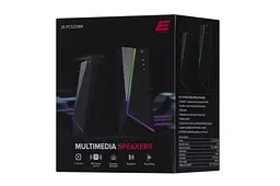 Акустична система 2E PCS233 RGB, 2.0, USB, Black - мініатюра 10
