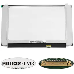 Матриця 15.6" MB156CS01-1 (1920?1080 30 pin (eDP) 250 кд/м? (!!!) IPS передача кольорів: 16.7M 45% NTSC) LED SLIM