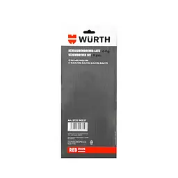 Набір викруток Wurth Red Stripe шліц+РН, круглий стрижень 6шт(575194227) - мініатюра 3