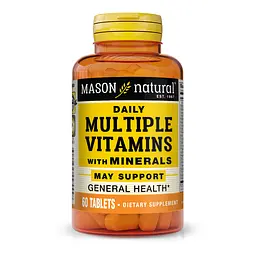 Вітаміни та мінерали Mason Natural Daily Multiple Vitamins with Minerals 60 таблеток