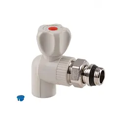 Кран кульовий радіаторний PPR Thermo Alliance 20х1/2 кутовий DSW431