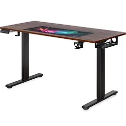 Стіл Mealux PowerDesk Duo Walnut (арт. EVO-242 Duo Walnut /B)