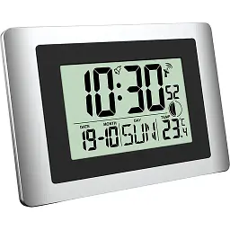 Годинник настінний Technoline WS8028 Silver/Black (WS8028)