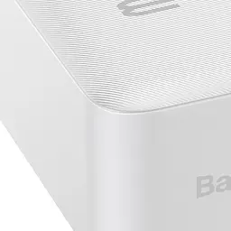 Зовнішній акумулятор (павербанк) Baseus Bipow Digital Display Powerbank 15W 30000 mAh White (PPBD050202) - мініатюра 5