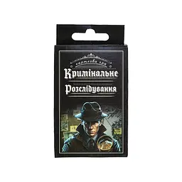 Настільна карткова гра Кримінальне розслідування Strateg 30418 36 шт. shop (4823113851729) - мініатюра 1