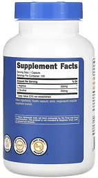 Амінокислоти L-аргінін і L-цитрулін, 120 капсул, Nutricost