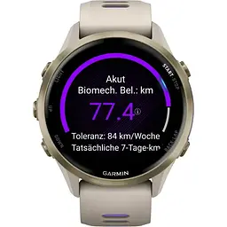 Смарт-годинник Garmin Forerunner 970 Soft Gold Titanium with French Gray Case and French Gray/Translucent Indigo Band (010-02969-12) [142389] - мініатюра 7