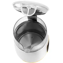 Електрочайник Adler AD 1305 white gold 1850-2200 Вт 1.7 л скло встановлення температури - мініатюра 4