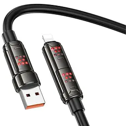Дата кабель Hoco U143 Joy 4in1 USB to Lightning/Type-C to Type-C 240W (1.2m) Black - мініатюра 3