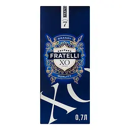 Уцінка. Бренді Fratelli XO ординарний 7 років 37% 0.7 л  - мініатюра 4