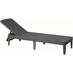 Шезлонг пластиковий Keter Jaipur Sun lounger, сірий
