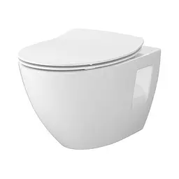 Підвісний унітаз Cersanit Moduo Plus CleanOn овальний з сидінням duraplast Slim Soft Close S701-724