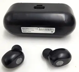 Бездротові навушники Bluetooth 5.0 із сенсорним керуванням та зарядним кейсом Amoi F9 - мініатюра 6