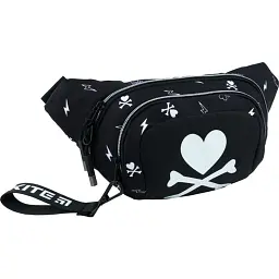 Сумка-бананка Kite Education teens 1007 TK чорна (TK22-1007) - мініатюра 2