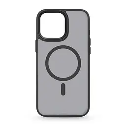 Чехол для Apple iPhone 15 Pro Max, Uniq MagCase, черный, противоударный, панель-накладка с MagSafe, ударопрочный TPU+PC, с магнитом MagSafe, поддержка полноценной беспроводной зарядки, ArmorStandart (ARM75266)